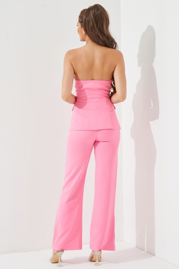 CONJUNTO STRAPLESS ROSA - Imagen 2