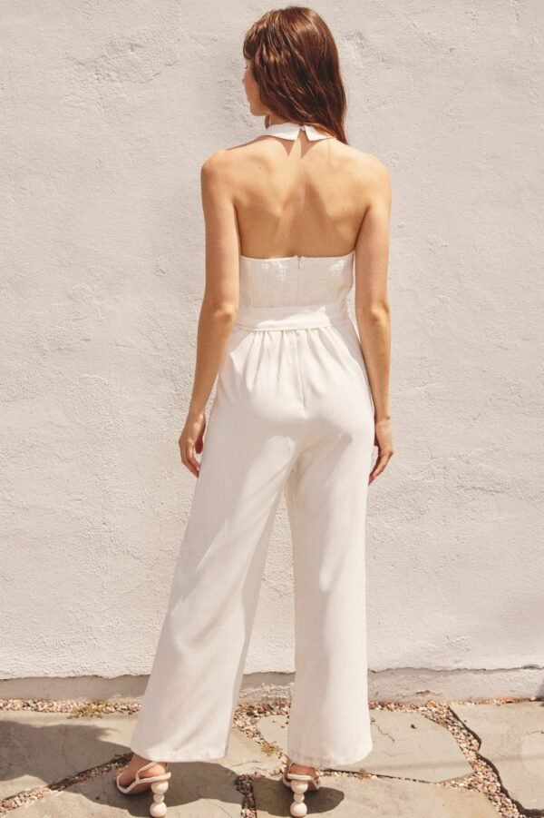 JUMPSUIT IVORY HALTER - Imagen 2