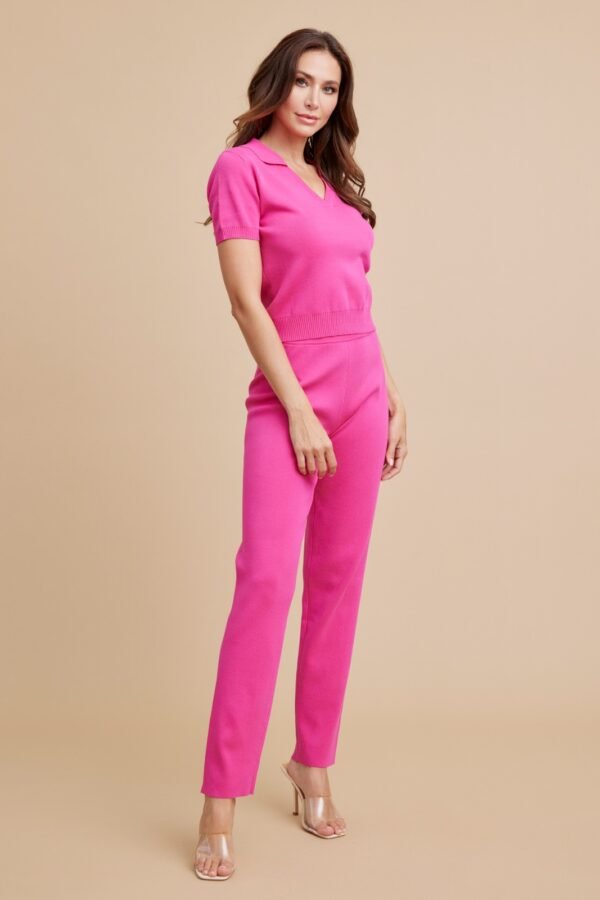 CONJUNTO ROSA MANGA CORTA - Imagen 4