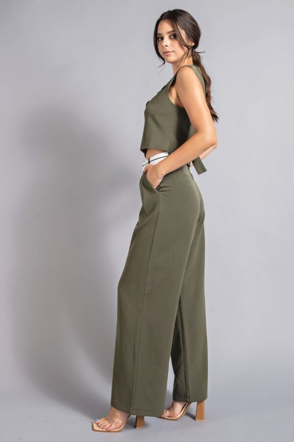 CONJUNTO OLIVO TIPO SASTRE - Imagen 5
