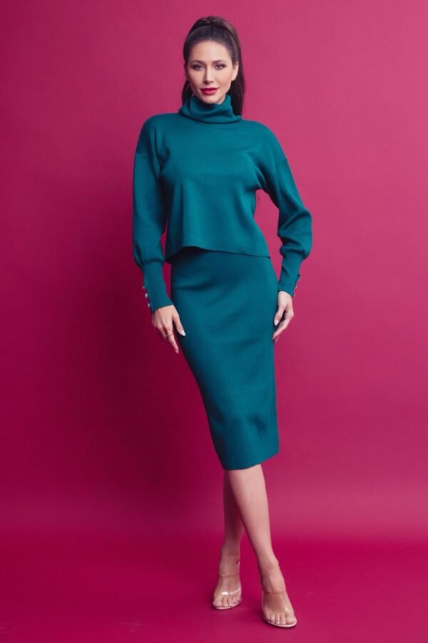 CONJUNTO DE FALDA VERDE