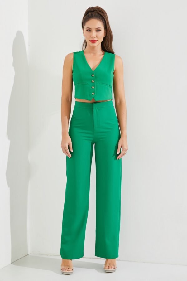 Conjunto Chaleco Verde - Imagen 6